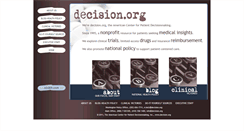 Desktop Screenshot of decision.org